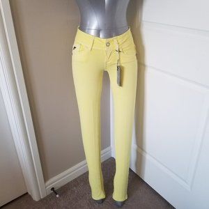 G-Star Raw Denim Lynn Skinny Color Women's Jeans - Bleach Yellow